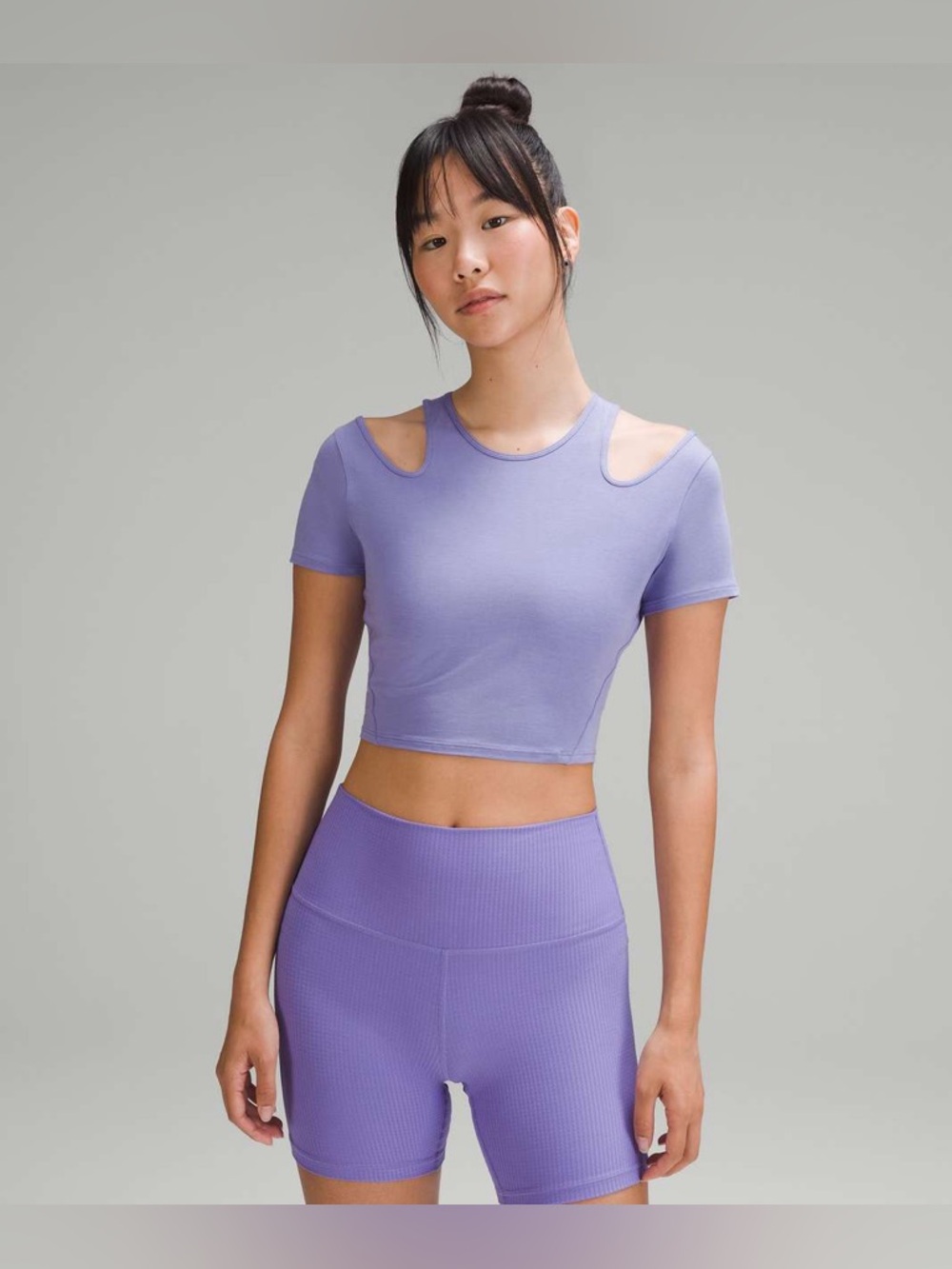 NWT Lululemon Shoulder Cut-Out Yoga T-Shirt